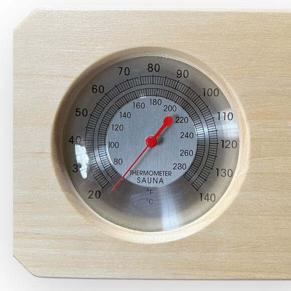 Sauna Thermometer Fahrenheit Hygrometer Gauge 2in1 Indoor Home Sauna Thermostat - Picture 4 of 10